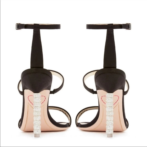 Sophia Webster Rosalind Crystal satin Heels - Picture 3 of 7